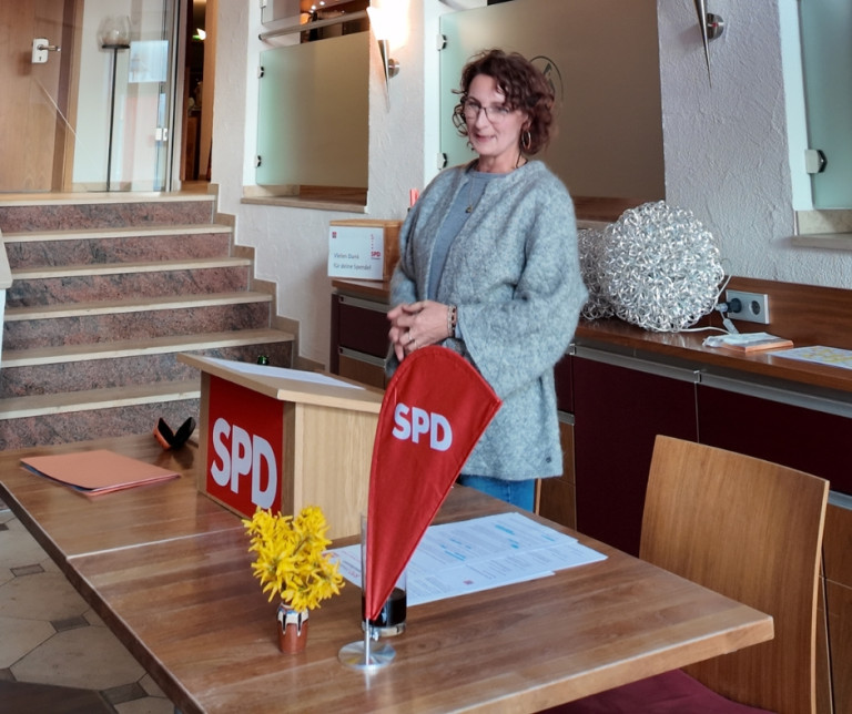Ortsvereinsvorsitzende Mirjam Eischer